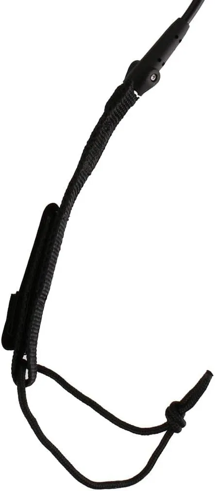 12ft Surfboard Leash Coiled Cord SUP Leash for Surfing and Stand Up Paddle Board, Heavy Duty TPU Material, 5.5mm Diameter, Extends to 366cm/12ft