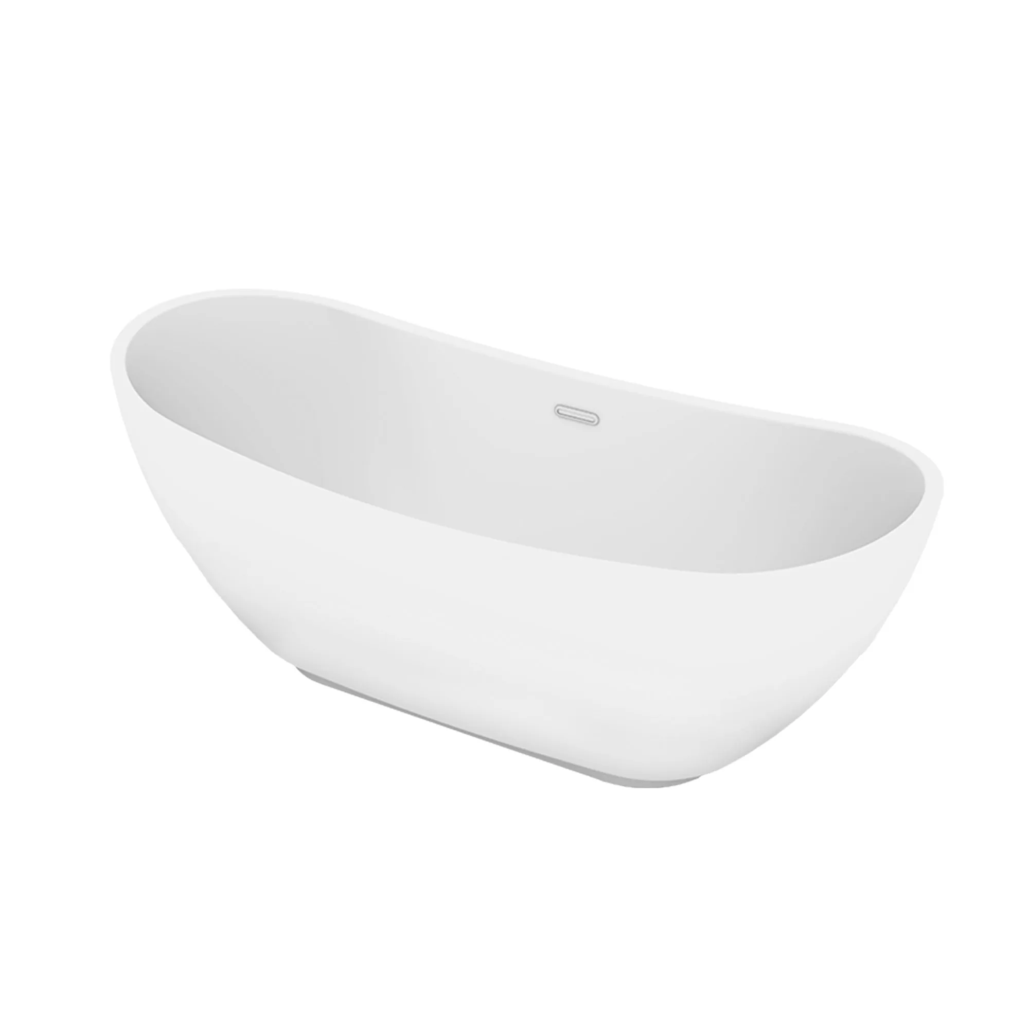 69" Freestanding Soaking Tub with Center Drain