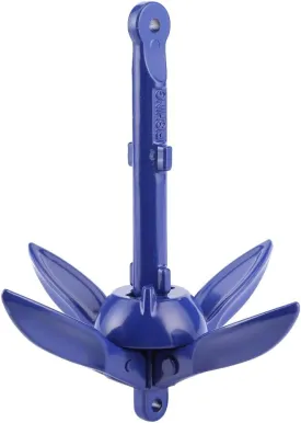 Boat Anchor, Foldable Anchor Aluminum Alloy Grapnels Docking Hardware for Marine Yacht Kayak Canoes