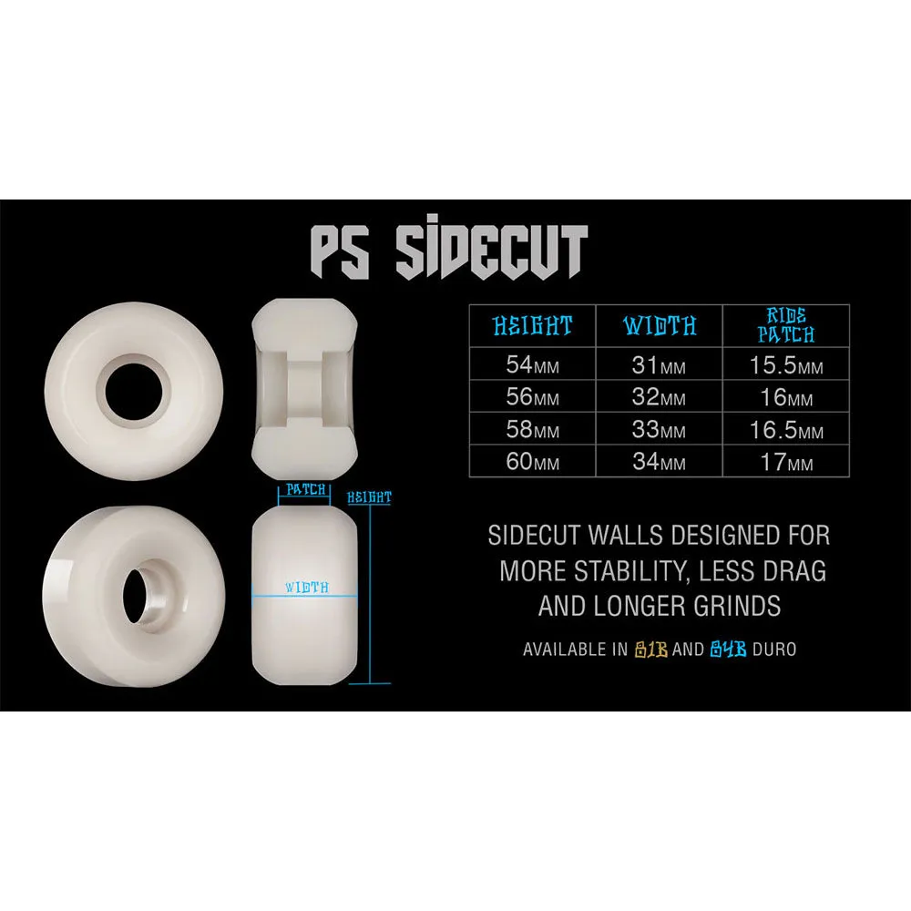 Bones - Sharknado 54MM 84B P5 Sidecut SPF Skateboard Wheels