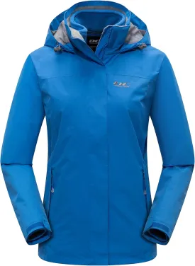 Diamond Candy Womens 3-in-1 Winter Jacket Waterproof Rain Coat with Hood Warm Fleece Ski Jackets