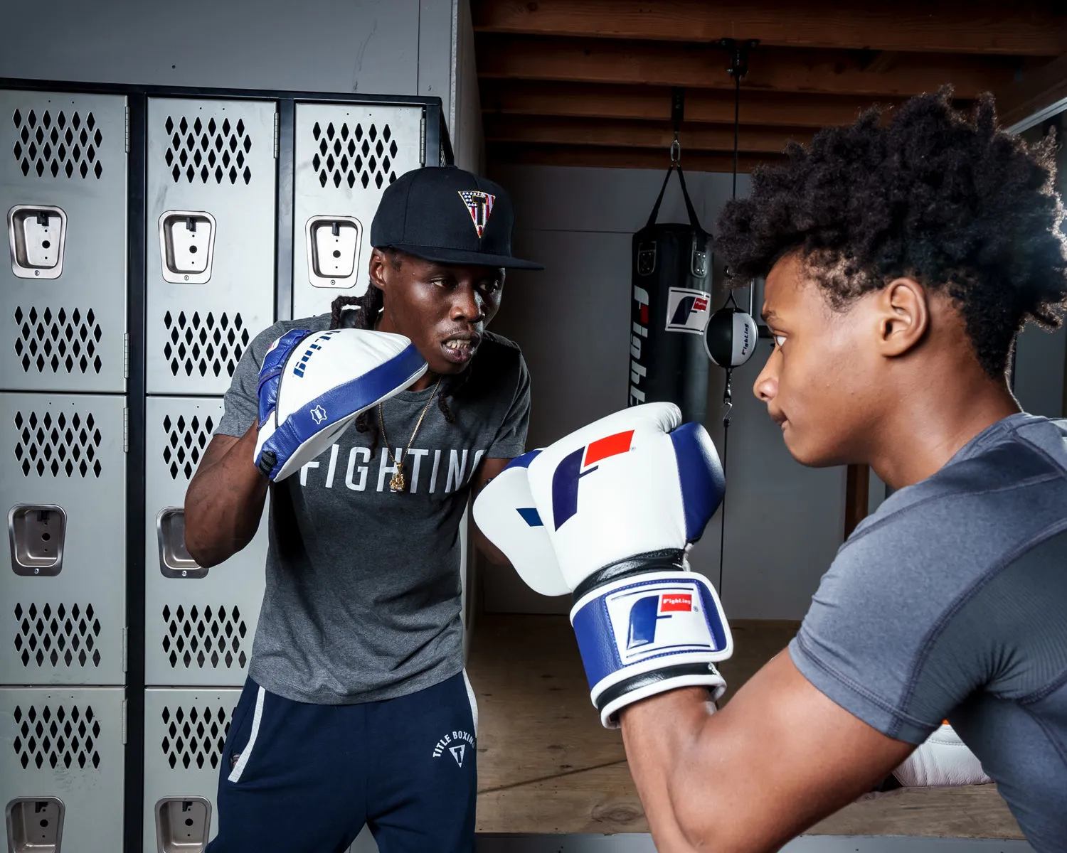 Fighting Force Micro Leather Punch Mitts