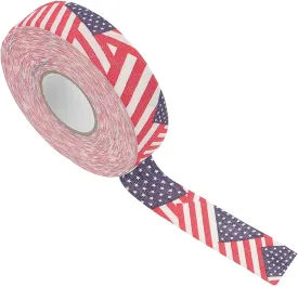 Garneck 1 Roll Hockey Tape American Flag Tape Hockey Stick Tape bat ice Hockey Pucks bat Grip Tape Exercise Stickers America Stickers Transparent Duct Tape Cotton Major Protective case