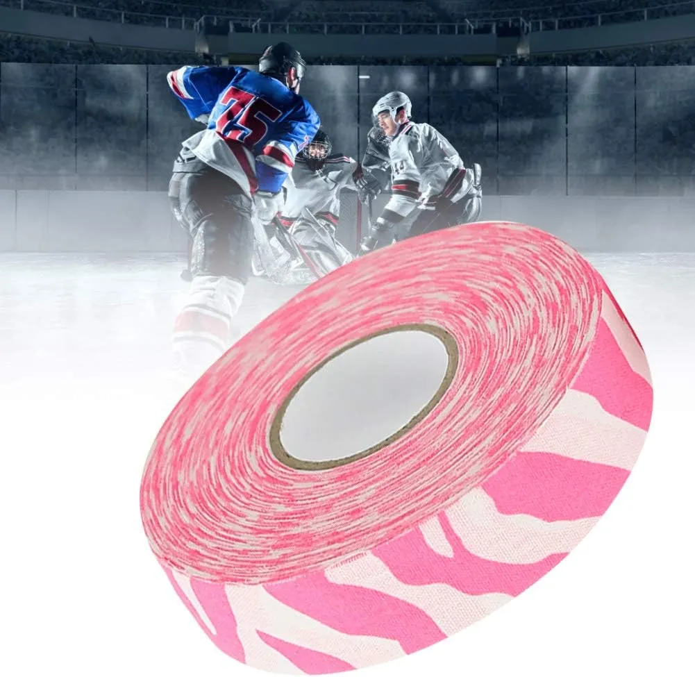 Hockey Stick Tape, 2.5CMx25M Lacrosse Tape Hockey Protective Tape Lacrosse Tape Hockey Grip Tape for Stick Sport Safety Badminton Pole Pads Hockey Stick Tapes Equipment (Stars and Stripes)