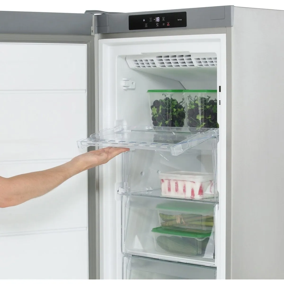 Hotpoint UH8F1CW 260 Litre Freestanding Upright Freezer 188cm Tall Frost Free 59.5cm Wide - White
