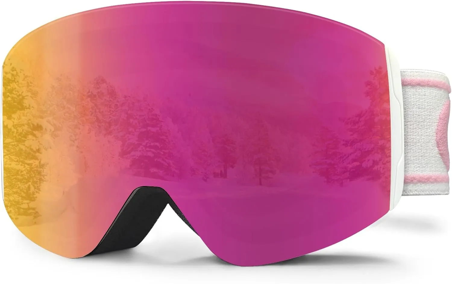 Kids Ski Goggles,Kids Snowboard Goggles for Boys Girls,Ski Goggles for Youth Teens Kids 3-14