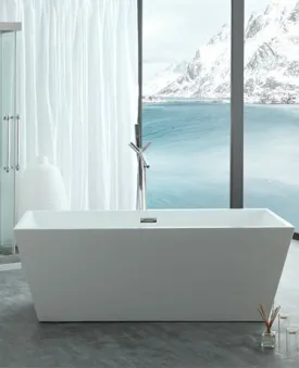 Legion Furniture WE6813 67" Acrylic Bathtub