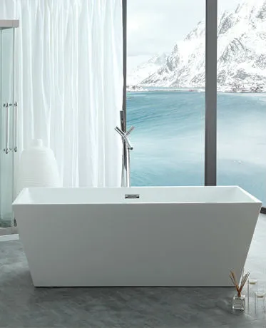 Legion Furniture WE6813 67" Acrylic Bathtub