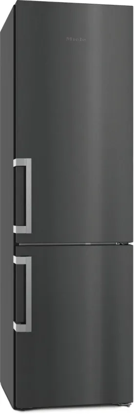 Miele KFN4795DD 372 Litre Freestanding Fridge-Freezer with DailyFresh and NoFrost - BlackSteel Door