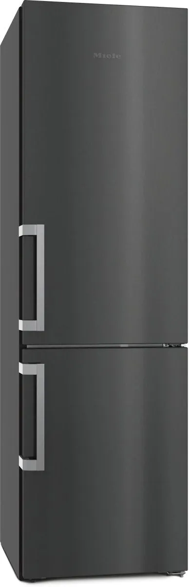 Miele KFN4795DD 372 Litre Freestanding Fridge-Freezer with DailyFresh and NoFrost - BlackSteel Door