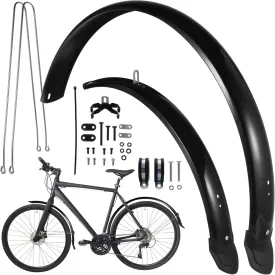 Milisten 1 Set Mountain Bike Mudguards Universal Front and Rear Mudguards Full Cover Bike Mudguards for 26 Tire