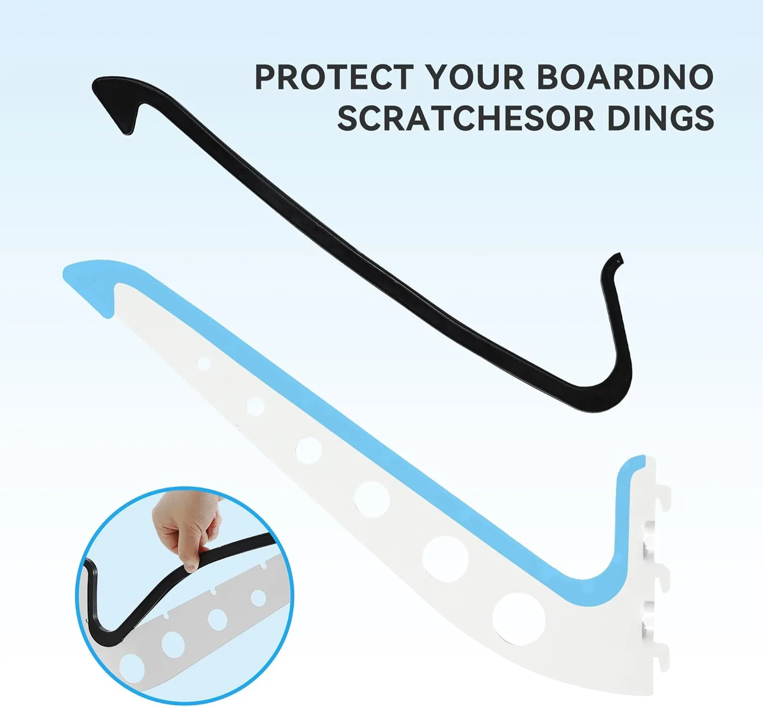 Multi Board Surf Rack Wall Mount for Surfboard, Wakeboard, Snowboard Storage, Adjustable Wall Hangers Boards Display
