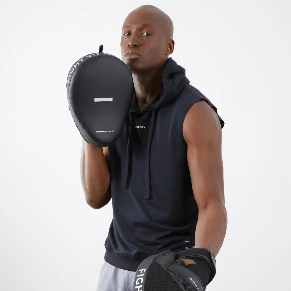 Outshock Curved Boxing Mitts with Straps