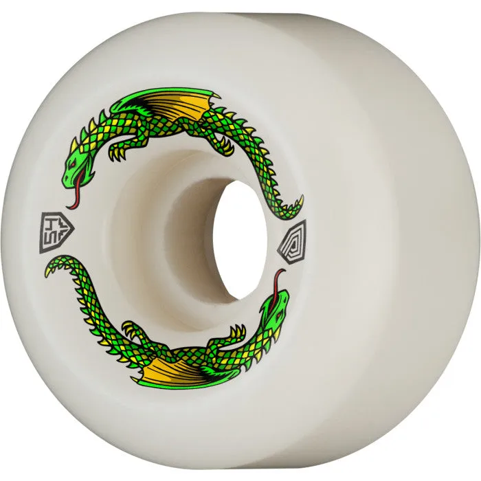 Powell Peralta Dragon Formula Wheels 54x34mm 93A - Off White (Set of 4)