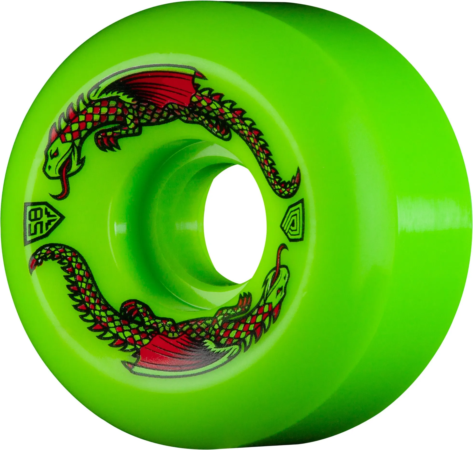 Powell Peralta Dragon Formula Wheels 58x33mm 93A - Green (Set of 4)