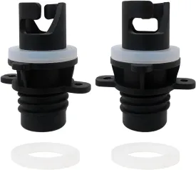 Premium 2Pcs Electric Pump for Halkey-Roberts (HR) Valve Adapter for Electric Paddle Board Pump, Sup Pump Adaptor with 3 Gaskets