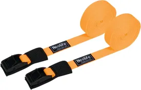 Rack Strap Tie Down Straps for Surfboard SUP Paddleboard Kayak Snowboard and Canoes, 15 Feet (Pair), Black/Yellow/Gray