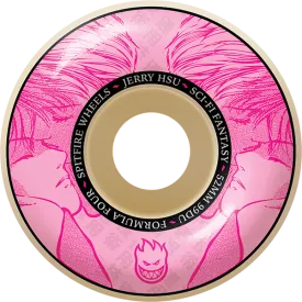 Spitfire Wheels HSU Sci-Fi F4 52mm 99a - Natural/Pink (Set of 4)