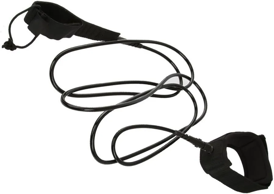 Surfing leashes TPU Leash Rope Stainless Steel Swivel Stand up Paddle Board Leash Black sup Paddle Board Straight Surfboard Leash