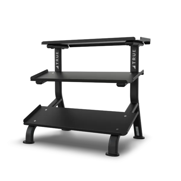 True FS-24 3-Tier Flat Tray Dumbbell Rack