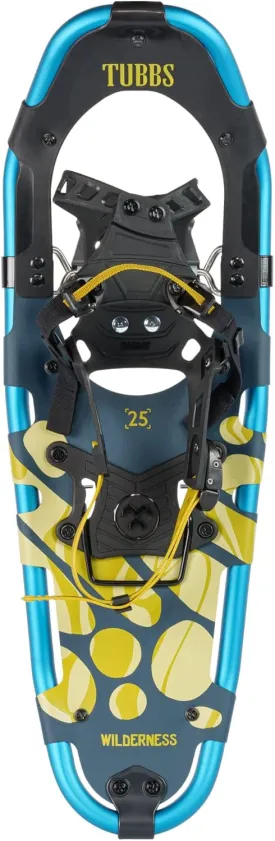 Tubbs Wilderness 25 Inch Blue Unisex Adults Snowshoes with Soft-Tec Decking and Buckle Closure