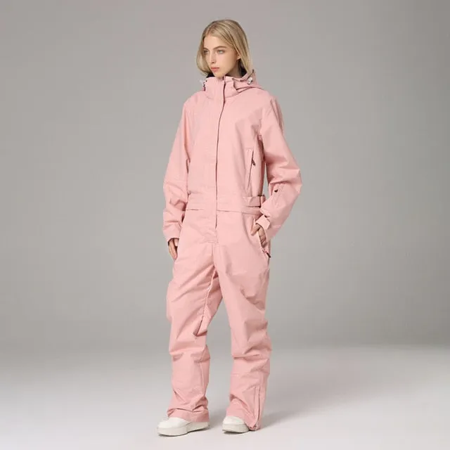 Unisex Ski Suit water Proof Fun Jumpsuit Snowboard Womens Men Outdoor Hiking Skiing Sets