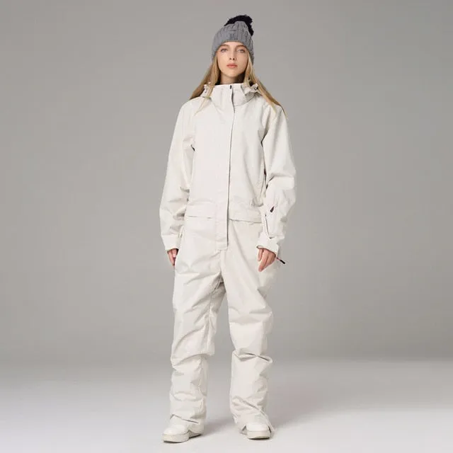 Unisex Ski Suit water Proof Fun Jumpsuit Snowboard Womens Men Outdoor Hiking Skiing Sets